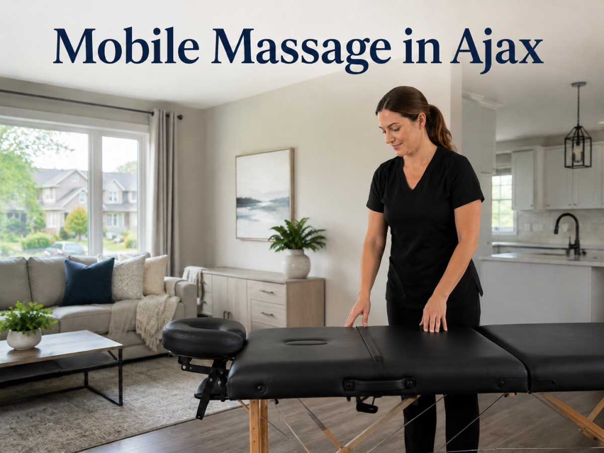 Mobile Massage in Ajax: Availability, Cost, and Preparation