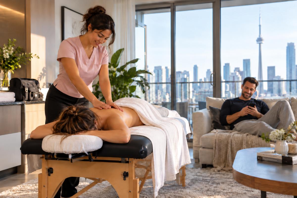 Can Couples Book Mobile Massage Appointments at the Same Location?